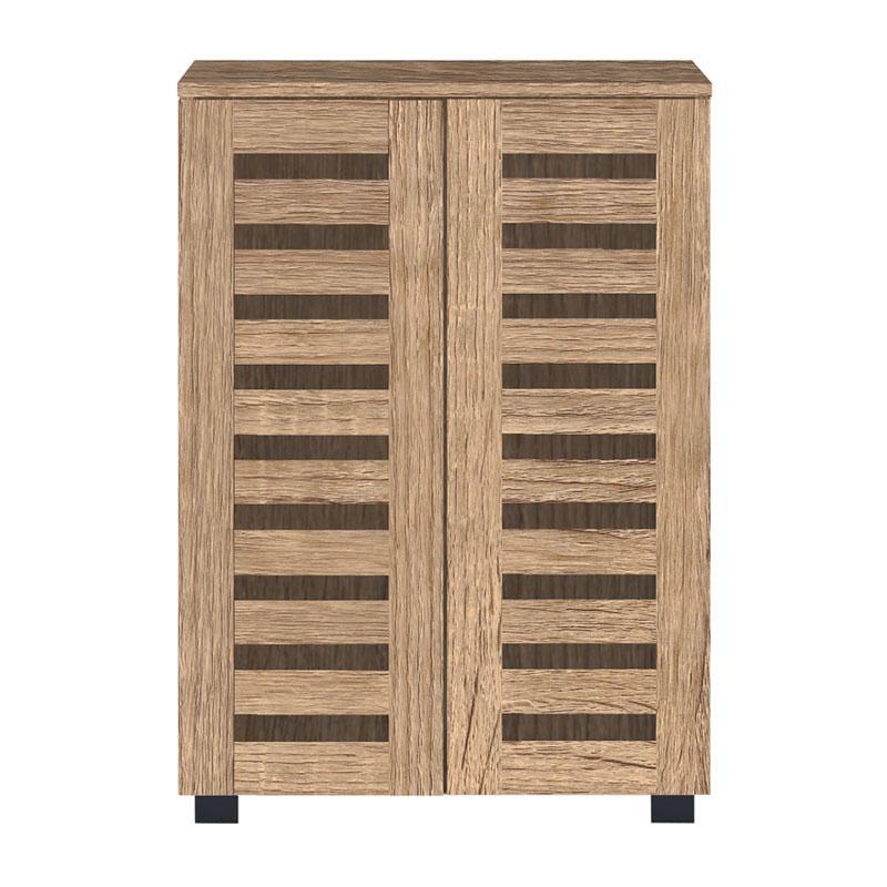 Παπουτσοθήκη Vento Fylliana με 4 ράφια σε Grey Oak 60x33x87εκ