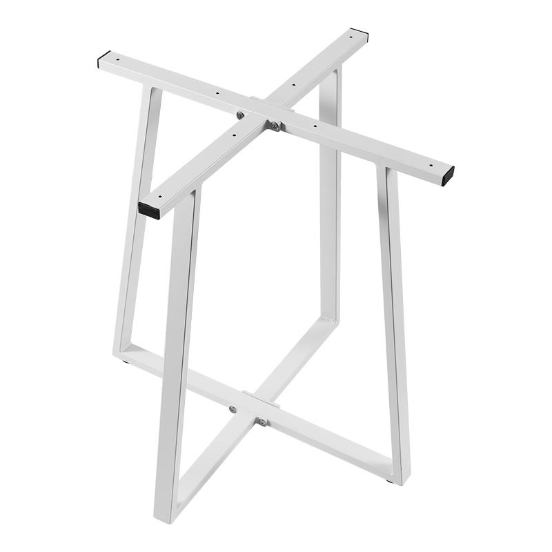 Βάση τραπεζιού Mulbe μεταλλική σε λευκή απόχρωση 70x70x73εκ