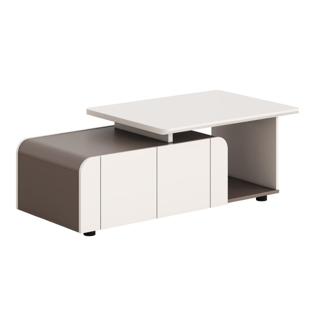 Ντουλάπι Γραφείου C18285 Σειρά NEWLINE Μελαμίνη Κρέμ - Ανοιχτό Καφέ χρώμα 120x60x42Υεκ