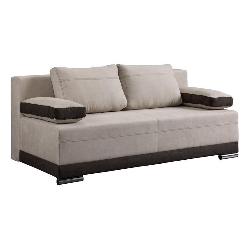 Καναπές - Κρεβάτι KRON σε Μπέζ Ύφασμα 198x95x81εκ