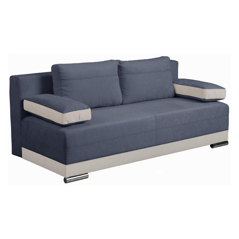 Καναπές - Κρεβάτι KRON σε Σκούρο Γκρί Ύφασμα 198x95x81εκ