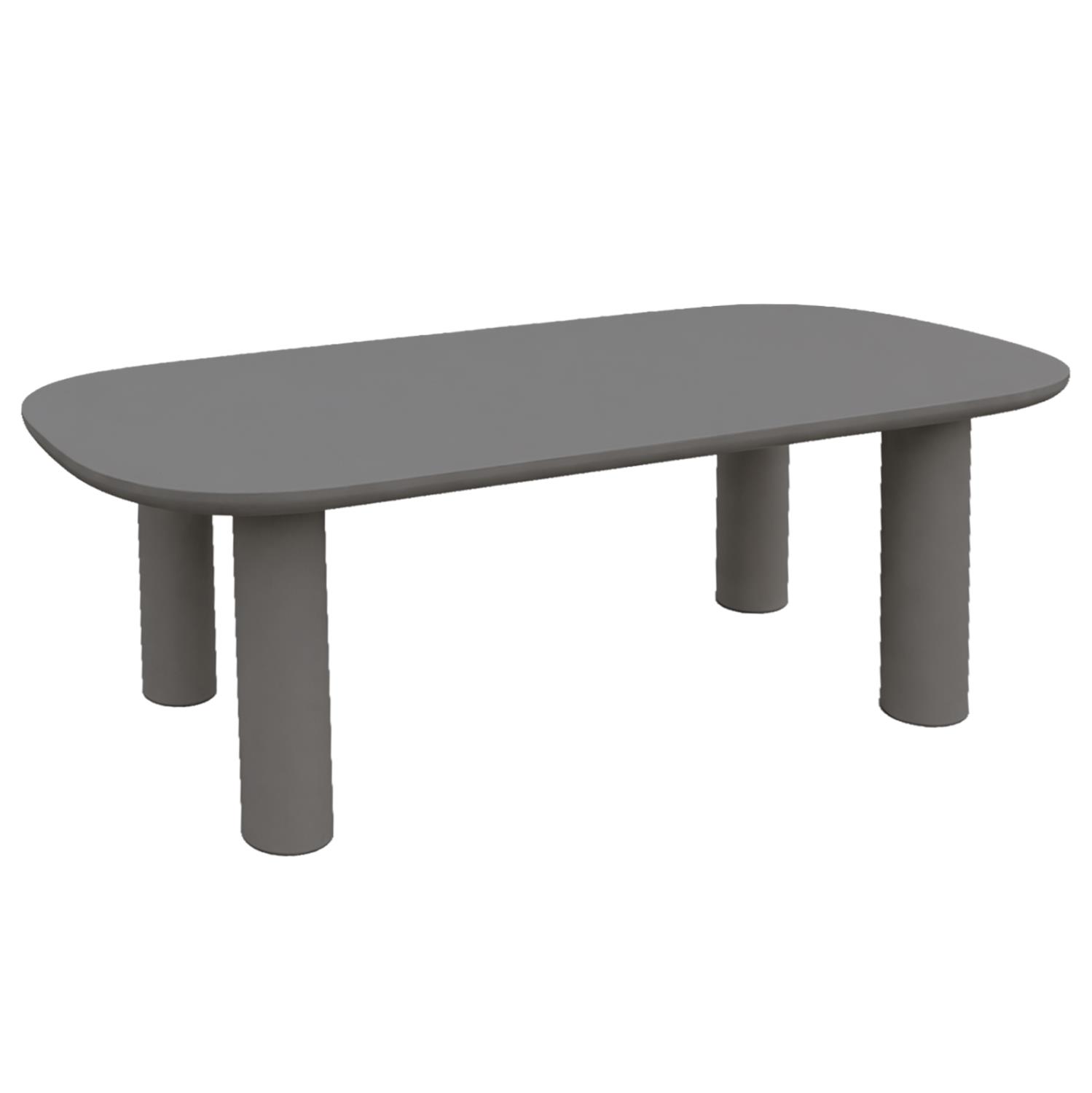 Τραπέζι Τραπεζαρίας Κήπου KIORA C6597.01 Γκρί Fiber Cement 200x100x75Υεκ