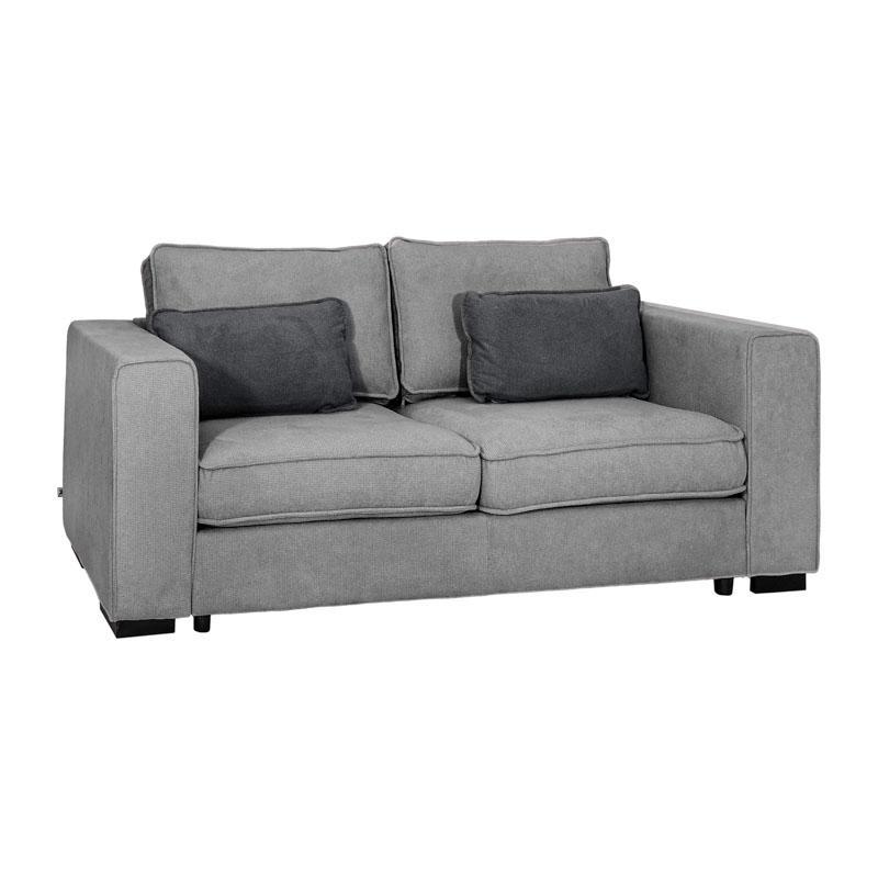 Καναπές Huelva Διθέσιος με Γκρί ύφασμα 181x93x86εκ Καναπές Huelva Διθέσιος με Γκρί ύφασμα 181x93x86εκ