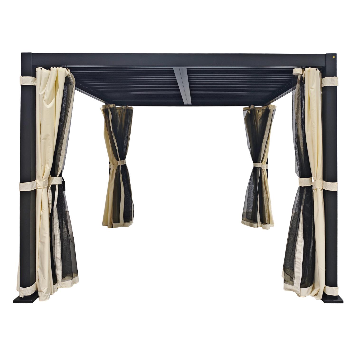 Κουρτίνα για Κιόσκι - Κουνουπιέρα QUITO C6613 για Πέργκολες 3x3x2,4m