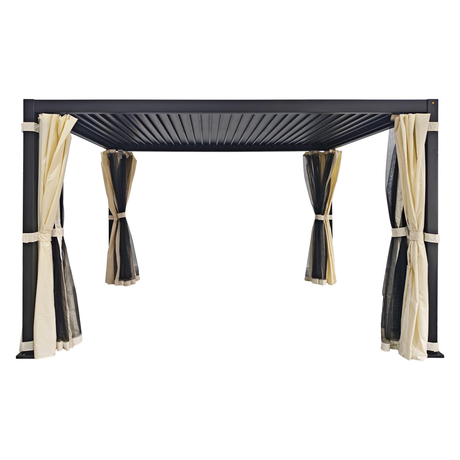 Κουρτίνα για Κιόσκι - Κουνουπιέρα QUITO C6614 για Πέργκολες 3x4x2,4m