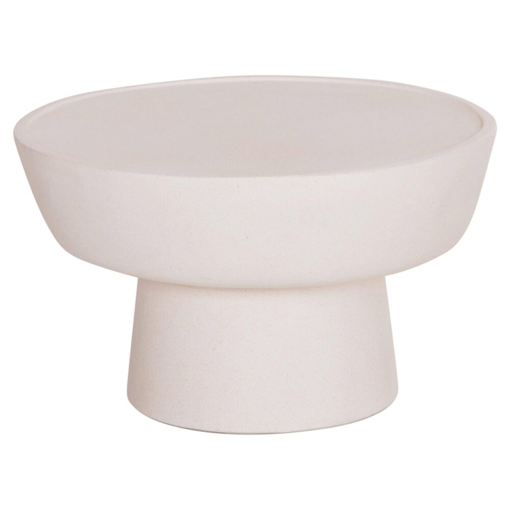 Τραπεζάκι Σαλονιού PIRSON C18155.02 Fiber Cement σε Λευκό χρώμα Φ60x36Υεκ. Τραπεζάκι Σαλονιού PIRSON C18155.02 Fiber Cement σε Λευκό χρώμα Φ60x36Υεκ.