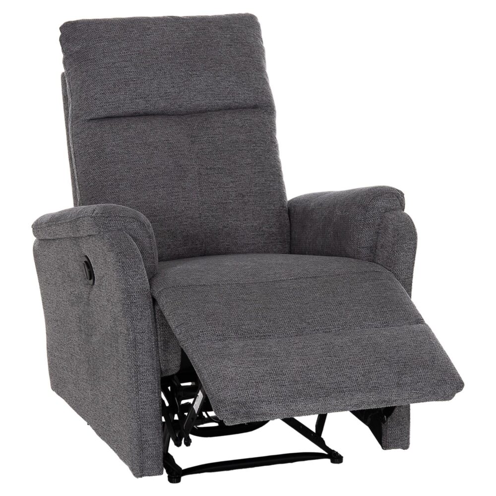 Πολυθρόνα Relax SYNTHIA με Ηλεκτρική Ανάκλιση σε Γκρί ύφασμα 75x87x102Yεκ.