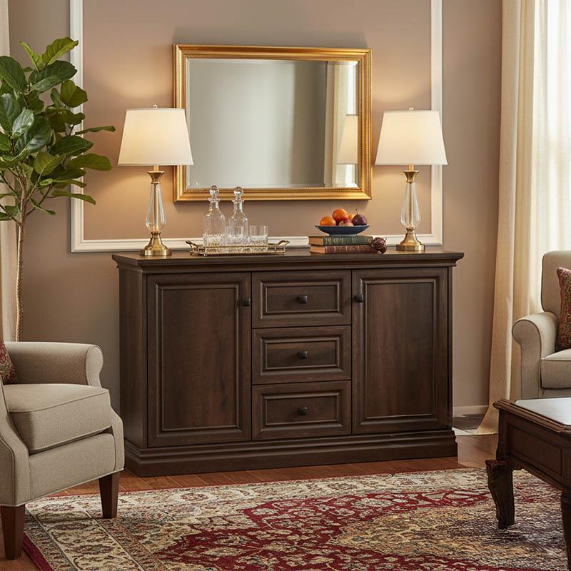 Μπουφές Mozart χρώμα καρυδί 121x40x76,5εκ Μπουφές Mozart χρώμα καρυδί 121x40x76,5εκ