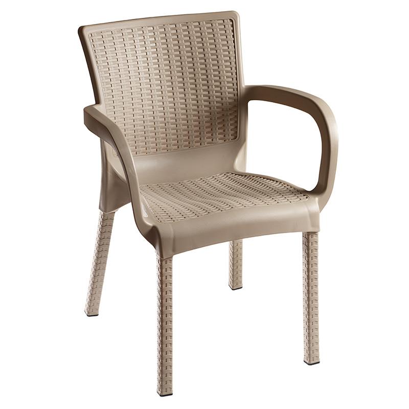 Καρέκλα - Πολυθρόνα Festive PP cappucino