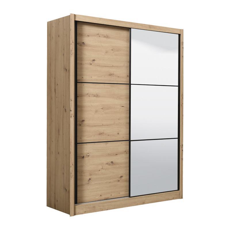 Ντουλάπα Navara με Καθρέφτη 165 Artisan Oak 166x60x215,5 εκ. Ντουλάπα Navara με Καθρέφτη 165 Artisan Oak 166x60x215,5 εκ.