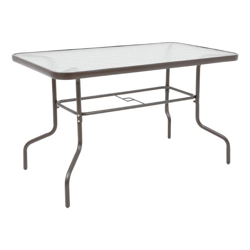 Τραπέζι 028 Fylliana Καφέ 120x70x70 εκ.