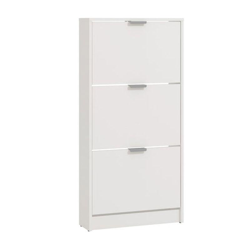 Παπουτσοθήκη Base 13 Λευκό 58x18x119 εκ.