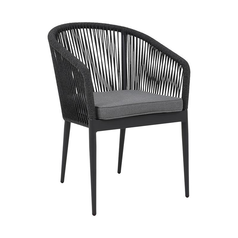 Καρέκλα - Πολυθρόνα κήπου Altina Fylliana Γκρί 57x62x81 εκ.