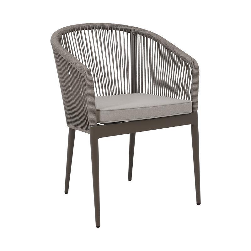 Καρέκλα Altina Fylliana Καφέ 57x62x81 εκ.