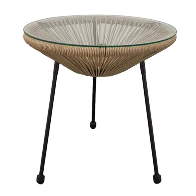 Τραπέζι Morena Fylliana Καφέ 50x45 εκ.