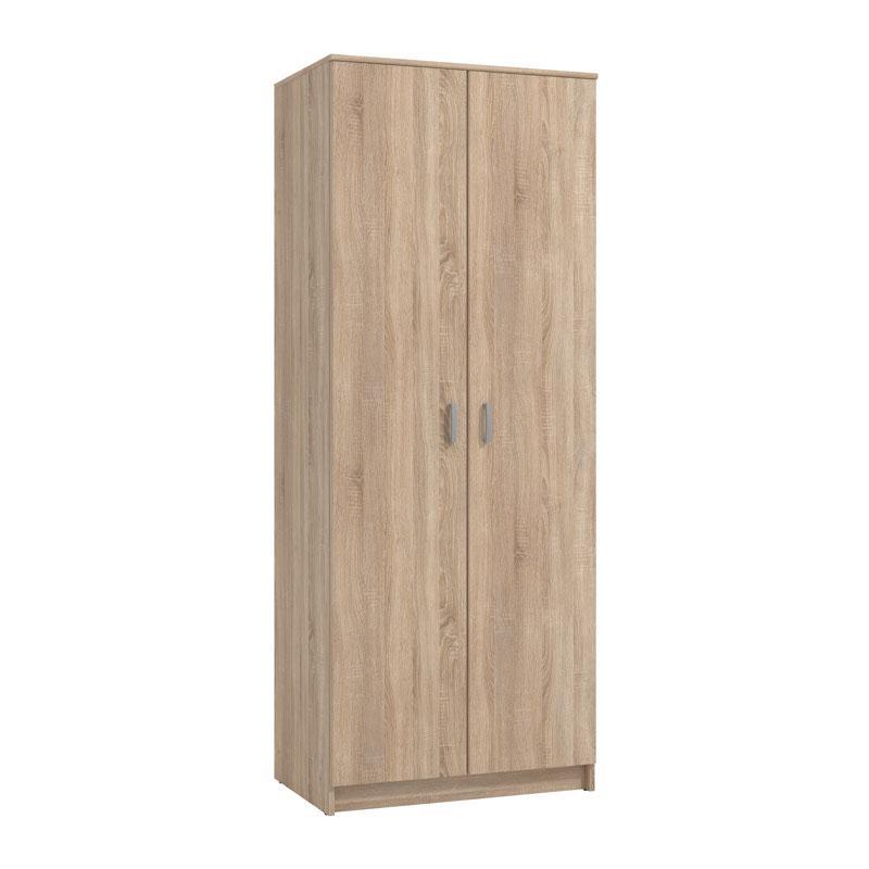 Ντουλάπα Hana 2K Sonoma 80x52x205 εκ.