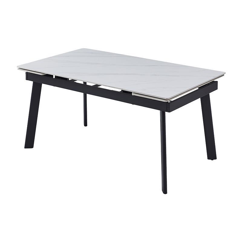 Τραπέζι Τραπεζαρίας Επεκτεινόμενο Bruno Fylliana Λευκό 150x90x76 εκ.