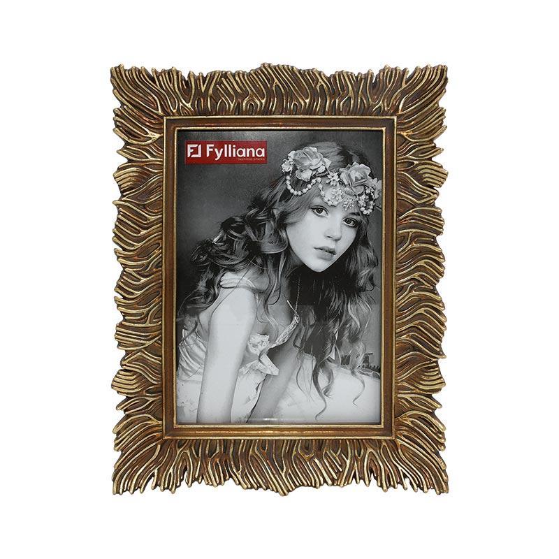 Κορνίζα FL21595 Fylliana Χρυσό χρώμα 10x15εκ.