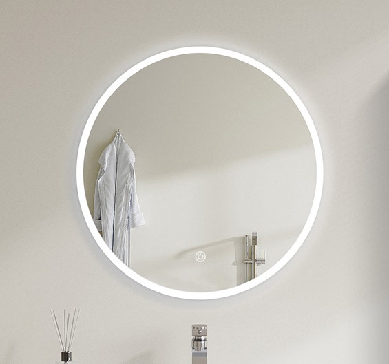 Καθρέπτης μπάνιου EVELYN Στρόγγυλος LED 70X70 εκ.