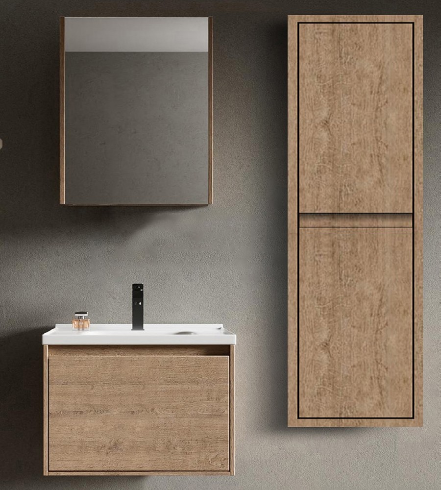 Σετ Επίπλου Mπάνιου REA 60 Capuccino