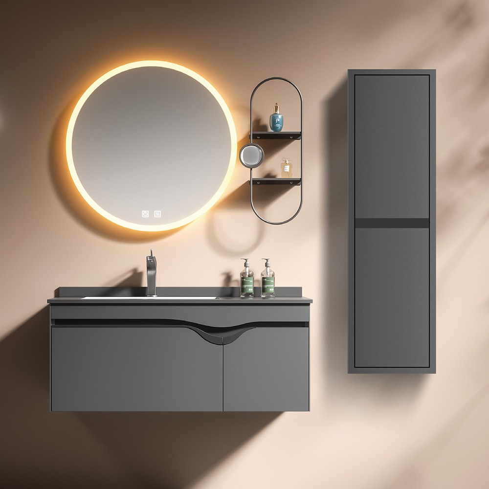 Σετ Επίπλου Mπάνιου DIVA 100 Plywood Ανθρακί Σετ Επίπλου Mπάνιου DIVA 100 Plywood Ανθρακί