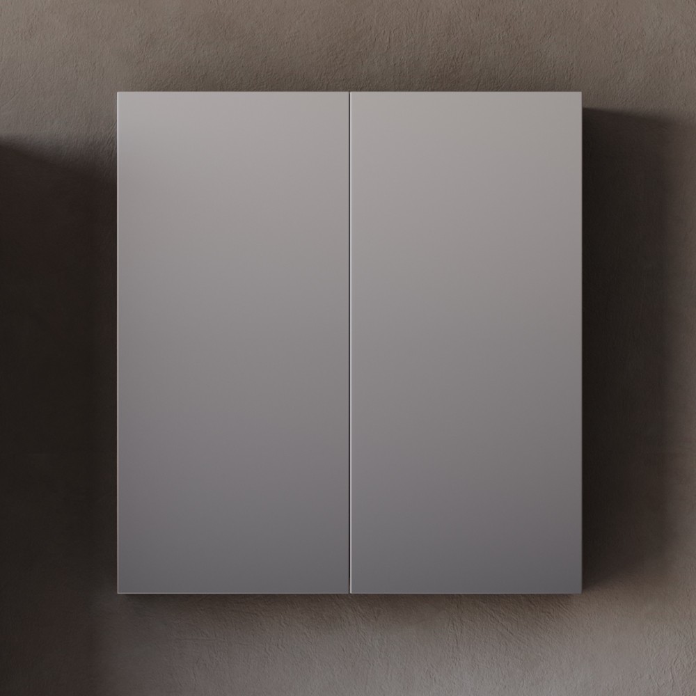 Καθρέπτης μπάνιου Smile 85 Barok Ματ 85x14x68 εκ.