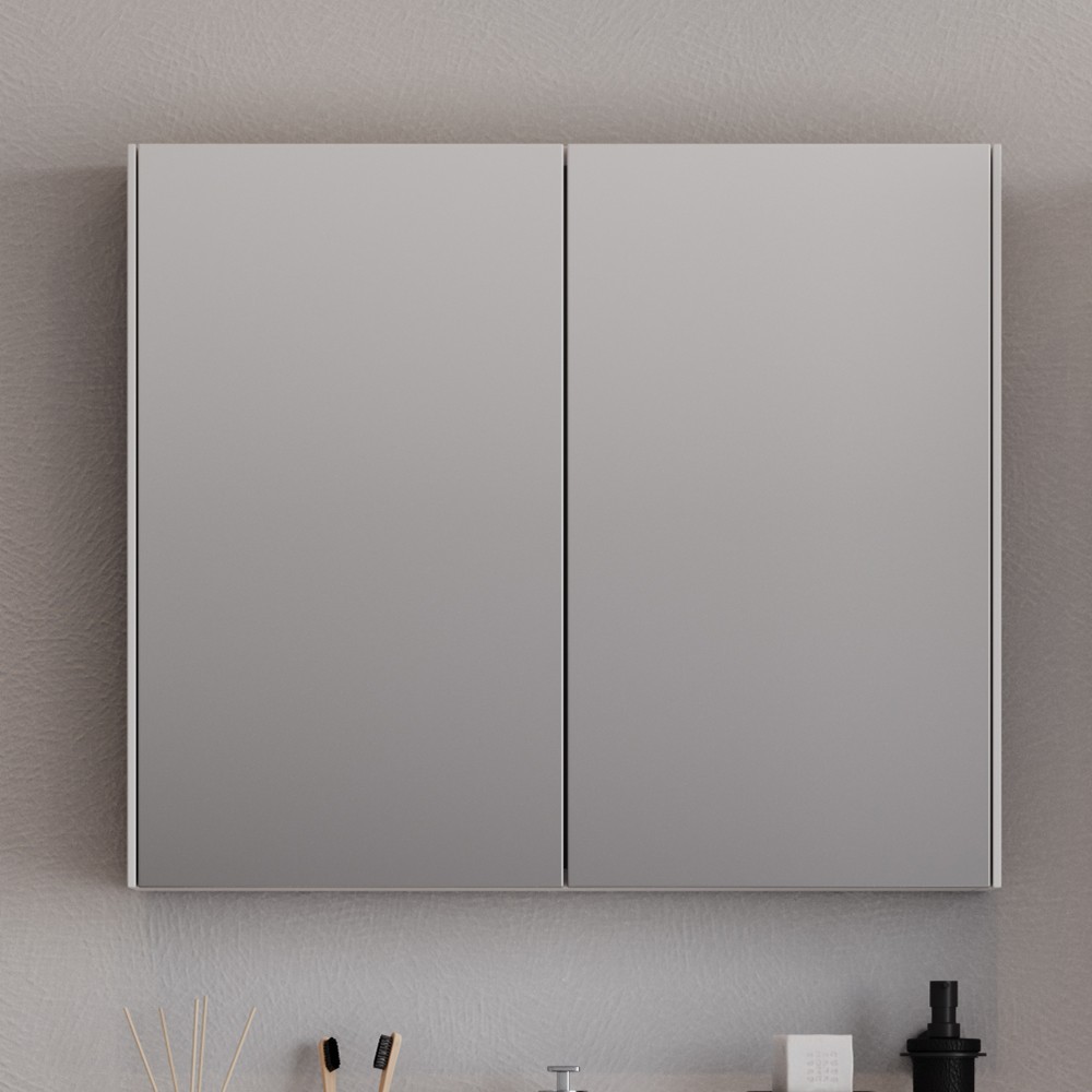 Καθρέπτης μπάνιου MALAGA 80 Λευκό 80x13.5x68 εκ. Καθρέπτης μπάνιου MALAGA 80 Λευκό 80x13.5x68 εκ.