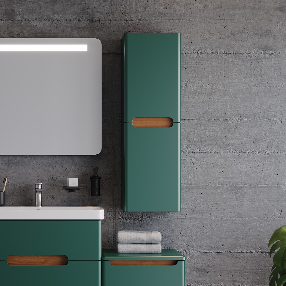 Στήλη μπάνιου κρεμαστή MASAL 35 Πράσινο 35x28x110 εκ.