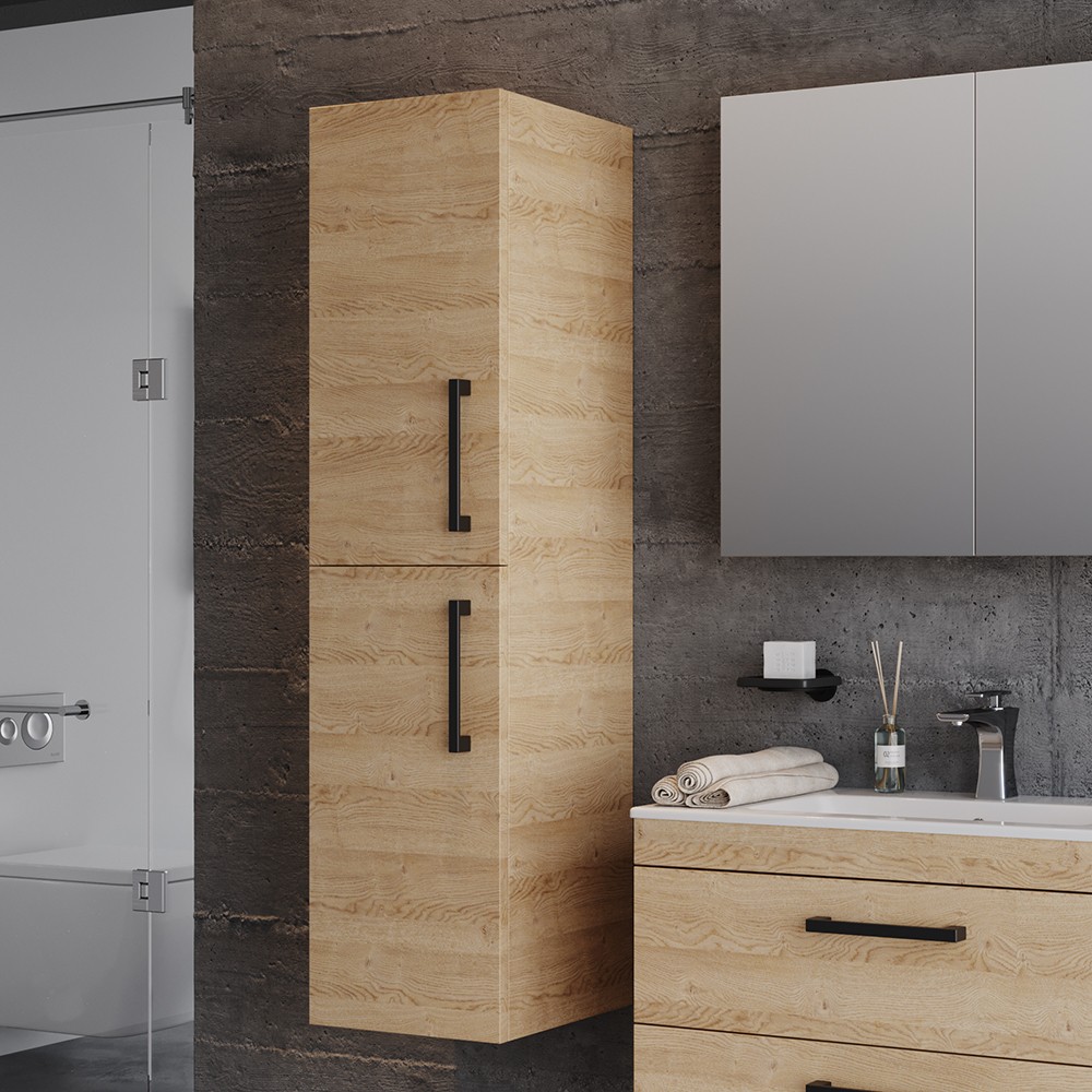 Στήλη μπάνιου κρεμαστή SANTA 35 Μπεζ 35x35x138 εκ.