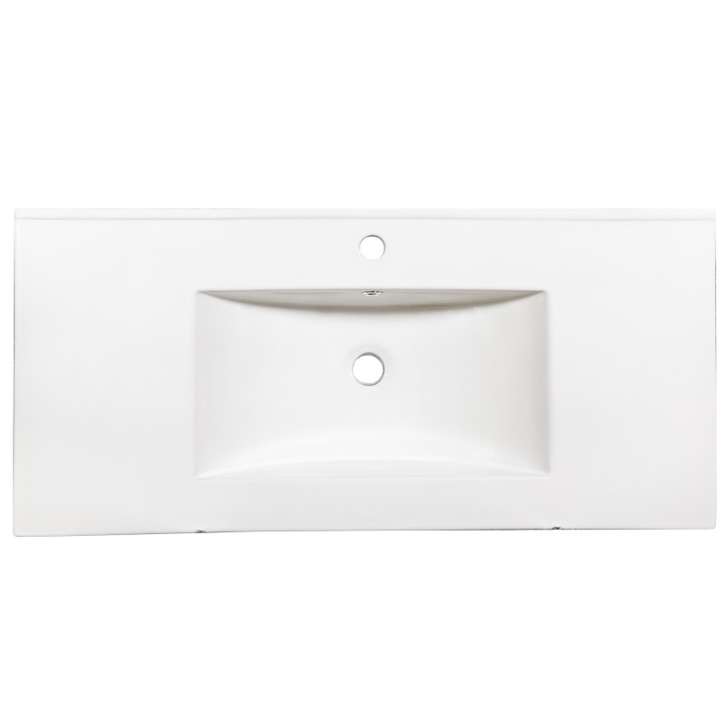 Νιπτήρας Μπάνιου SLIM 100 Λευκή γυαλιστερή πορσελάνη 100x46 εκ.