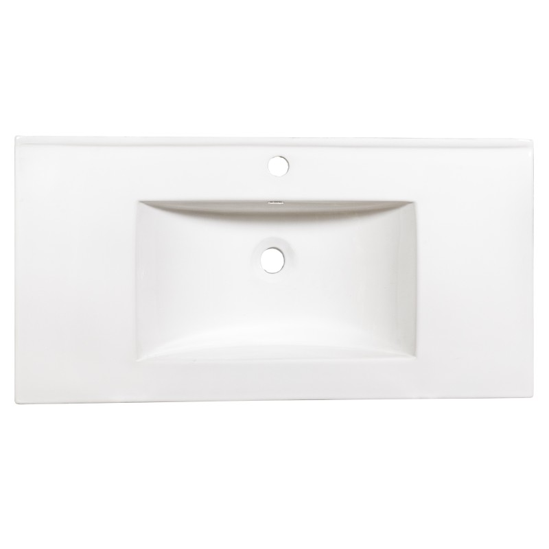 Νιπτήρας Μπάνιου SLIM 90 Λευκή γυαλιστερή πορσελάνη 90x46 εκ.