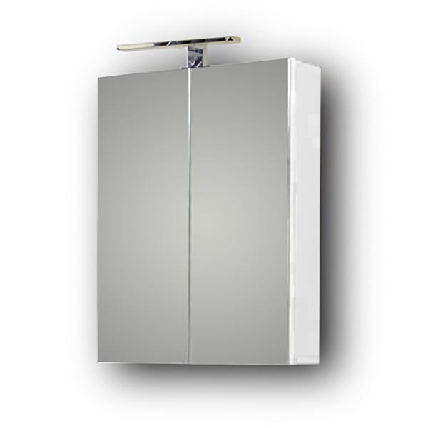 Καθρέπτης μπάνιου SIENA WHITE 55 Λευκό 52x14x65 εκ.