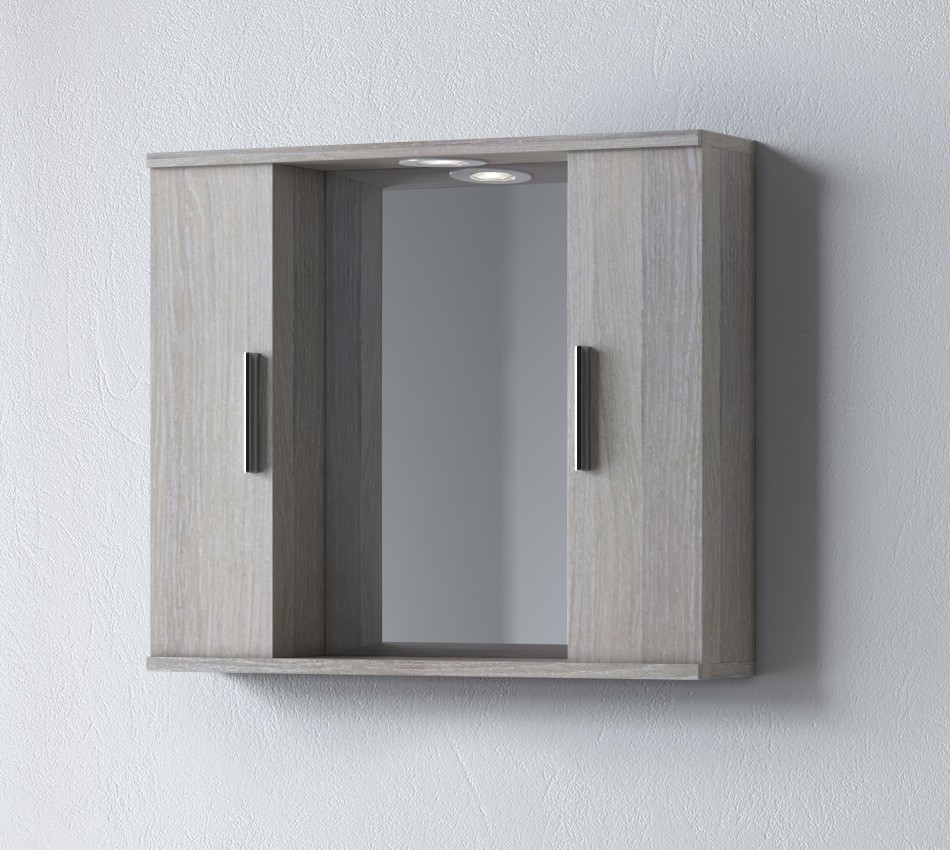 Καθρέπτης μπάνιου ALON 65 Διπλός Harmony 65x15x56 εκ.