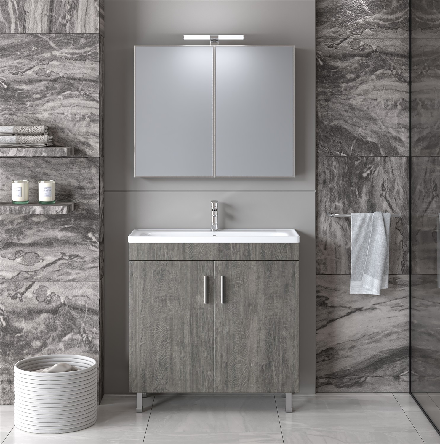 Σετ Έπιπλο Μπάνιου SKOPELOS 80 Berlin Σετ Έπιπλο Μπάνιου SKOPELOS 80 Berlin