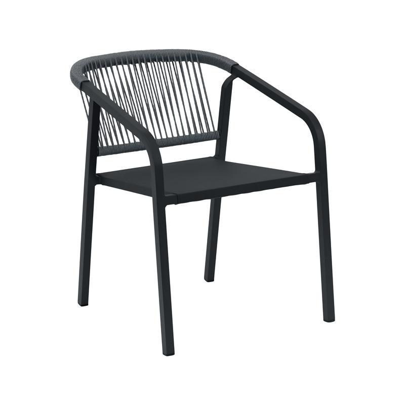 Καρέκλα Tangier Fylliana Γκρί 57x61x75 εκ.