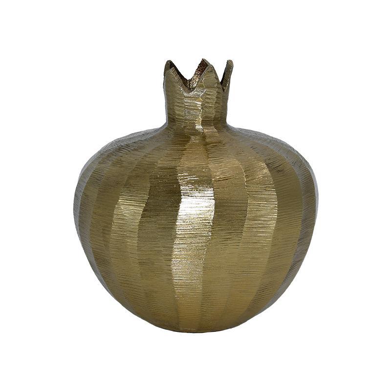 Μεταλλικό Διακοσμητικό Pomegranate FL633 Fylliana Χρυσό χρώμα 12x13εκ