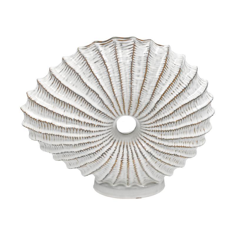 Επιτραπέζιο Διακοσμητικό FL23435 Fylliana Κεραμικό Λευκό χρώμα 43x13x36εκ