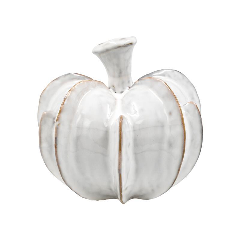 Κεραμικό Βάζο FL23712 Fylliana Λευκό Φ20x18 εκ.