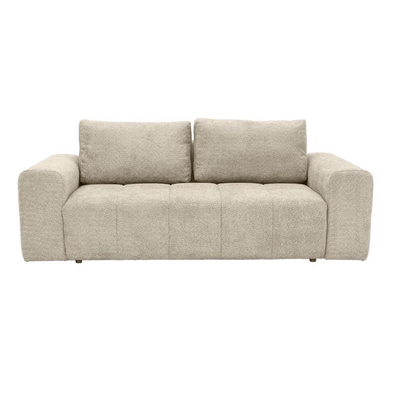 Τριθέσιος Καναπές Carmen Fylliana Κρέμ 226x102x89 εκ.