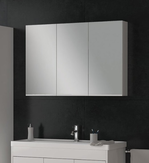 Καθρέπτης μπάνιου Ada 100 Λευκό 100x14x68 εκ.