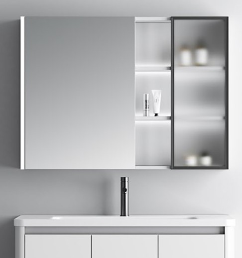 Καθρέπτης μπάνιου DIONE 100 Λευκό 90x14x68 εκ.