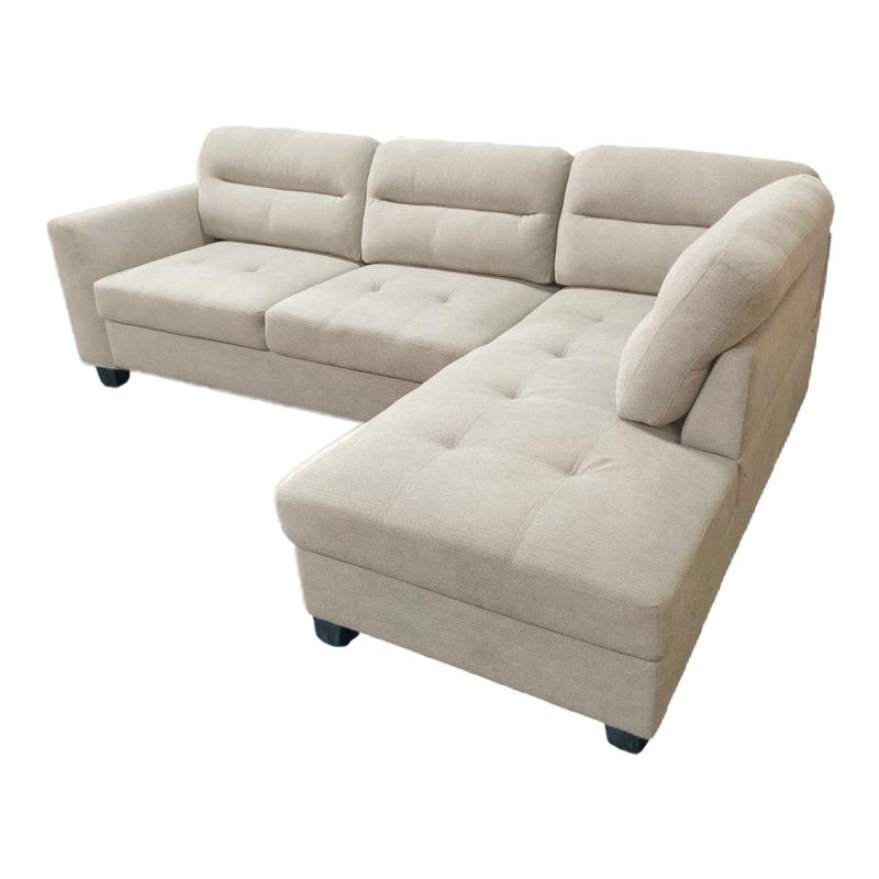 Γωνιακός καναπές αριστερή γωνία Camile ύφασμα σε μπεζ απόχρωση 270x174x95εκ Γωνιακός καναπές αριστερή γωνία Camile ύφασμα σε μπεζ απόχρωση 270x174x95εκ