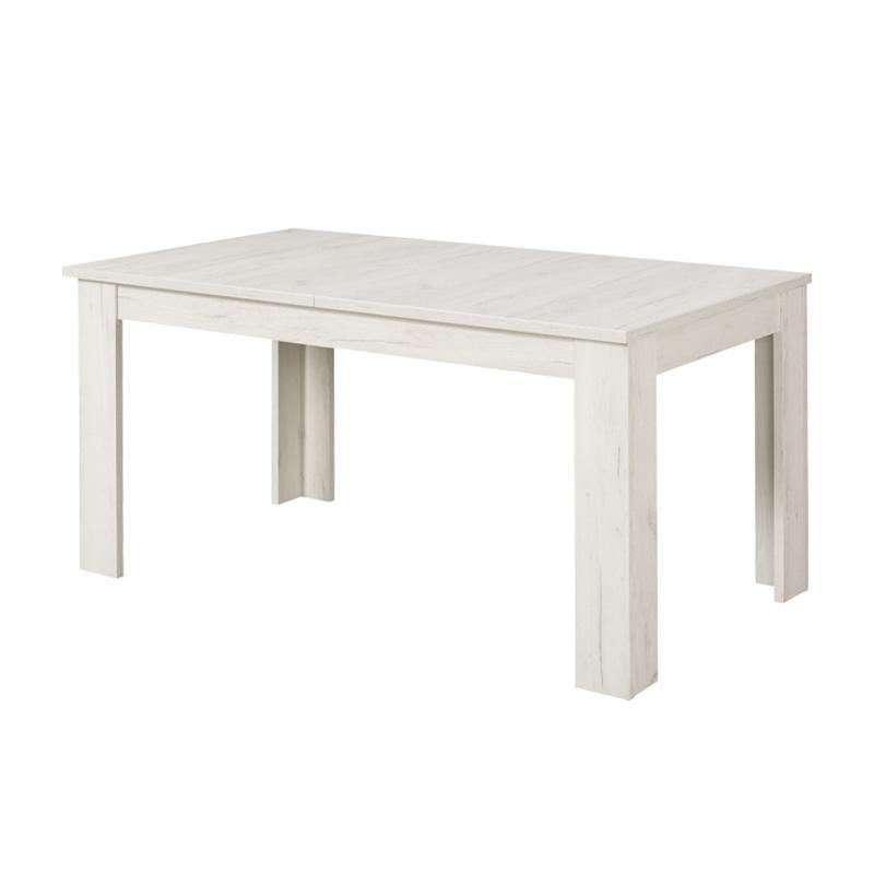 Τραπέζι Τραπεζαρίας Oscar TS 160 Λευκός Δρύς 160,5x90x76,5 εκ.