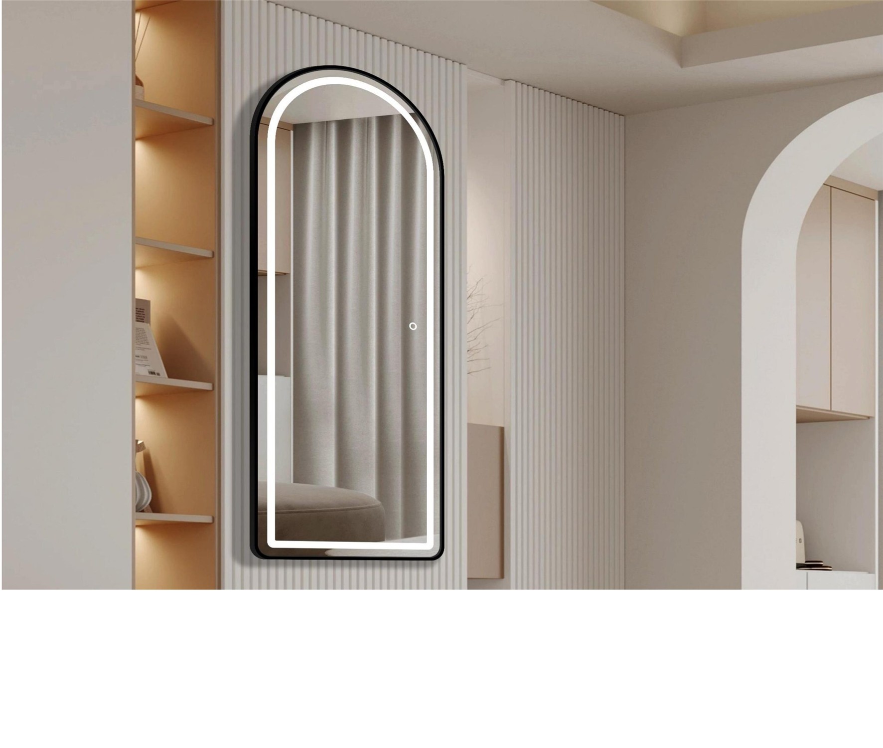 Καθρέπτης τοίχου LED F-03 60x160εκ.