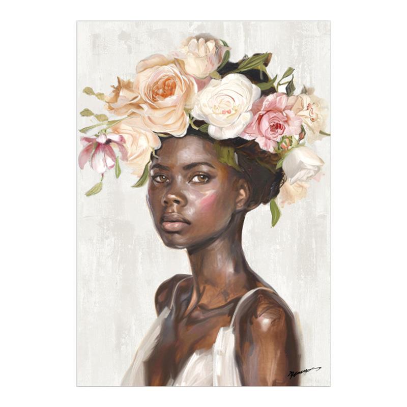 Πίνακας σε Καμβά Fleri Ι Inart 70x3.5x100εκ.