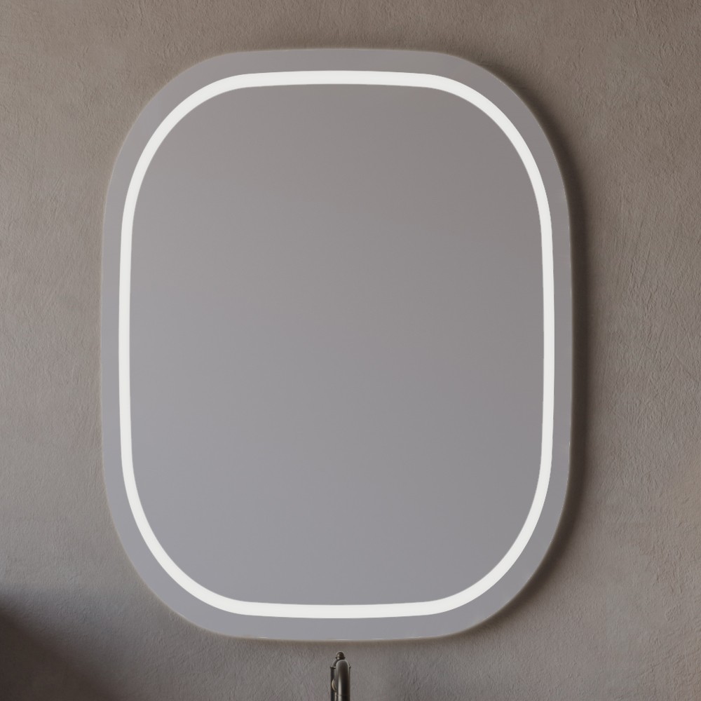 Καθρέπτης μπάνιου LONDON 60 LED Λευκός με Περιμετρικό Φωτισμό 60x4x80εκ. Καθρέπτης μπάνιου LONDON 60 LED Λευκός με Περιμετρικό Φωτισμό 60x4x80εκ.