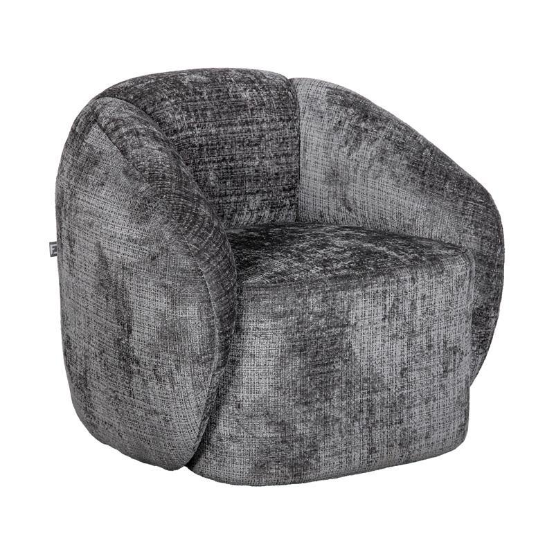 Πολυθρόνα Sienna Fylliana Ανοιχτό Γκρί ύφασμα 53x76x71εκ