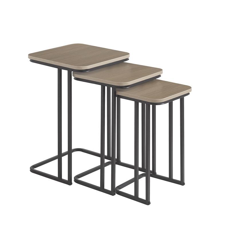 Σετ Τραπεζάκια Σαλονιού Βοηθητικά FL3603 Fylliana 3 τμχ σε Ανοικτό Καφέ 35x35x55
εκ & 40x40x60εκ