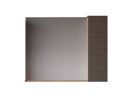 Καθρέπτης μπάνιου VEGA 100 σε Cappucino Ματ