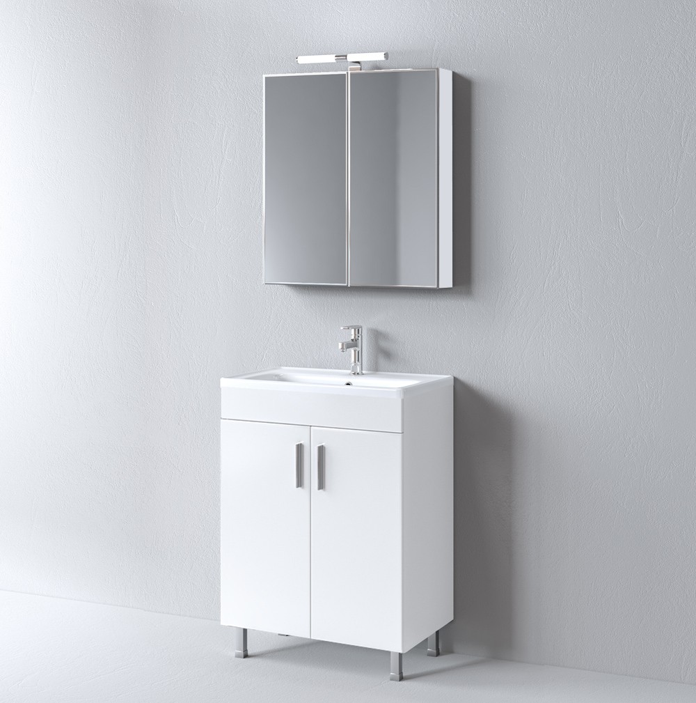 Σετ μπάνιου Skopelos 60 Λευκό Σετ μπάνιου Skopelos 60 Λευκό